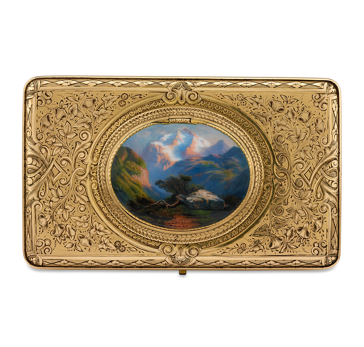 Gold Bird Box by Charles Bruguier
