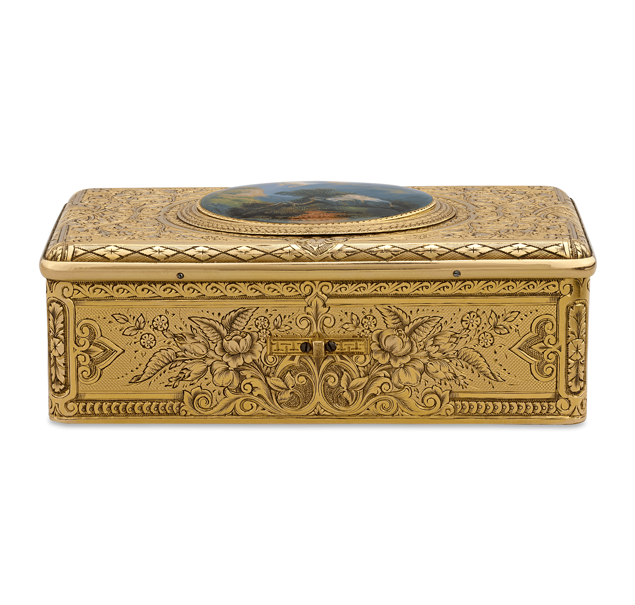 Gold Bird Box by Charles Bruguier