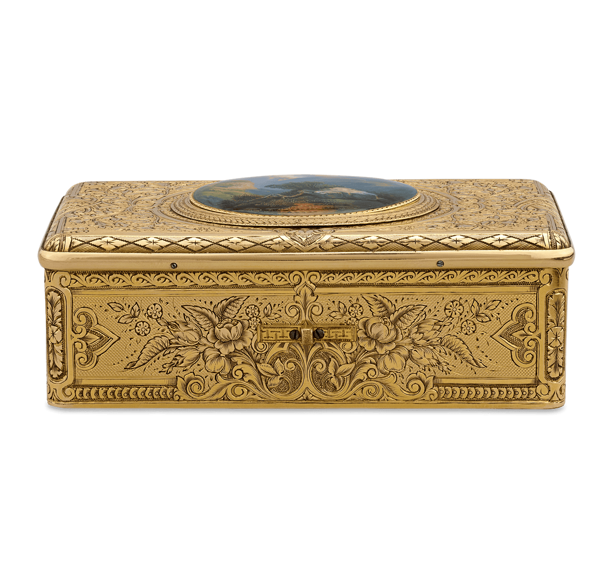 Gold Bird Box by Charles Bruguier