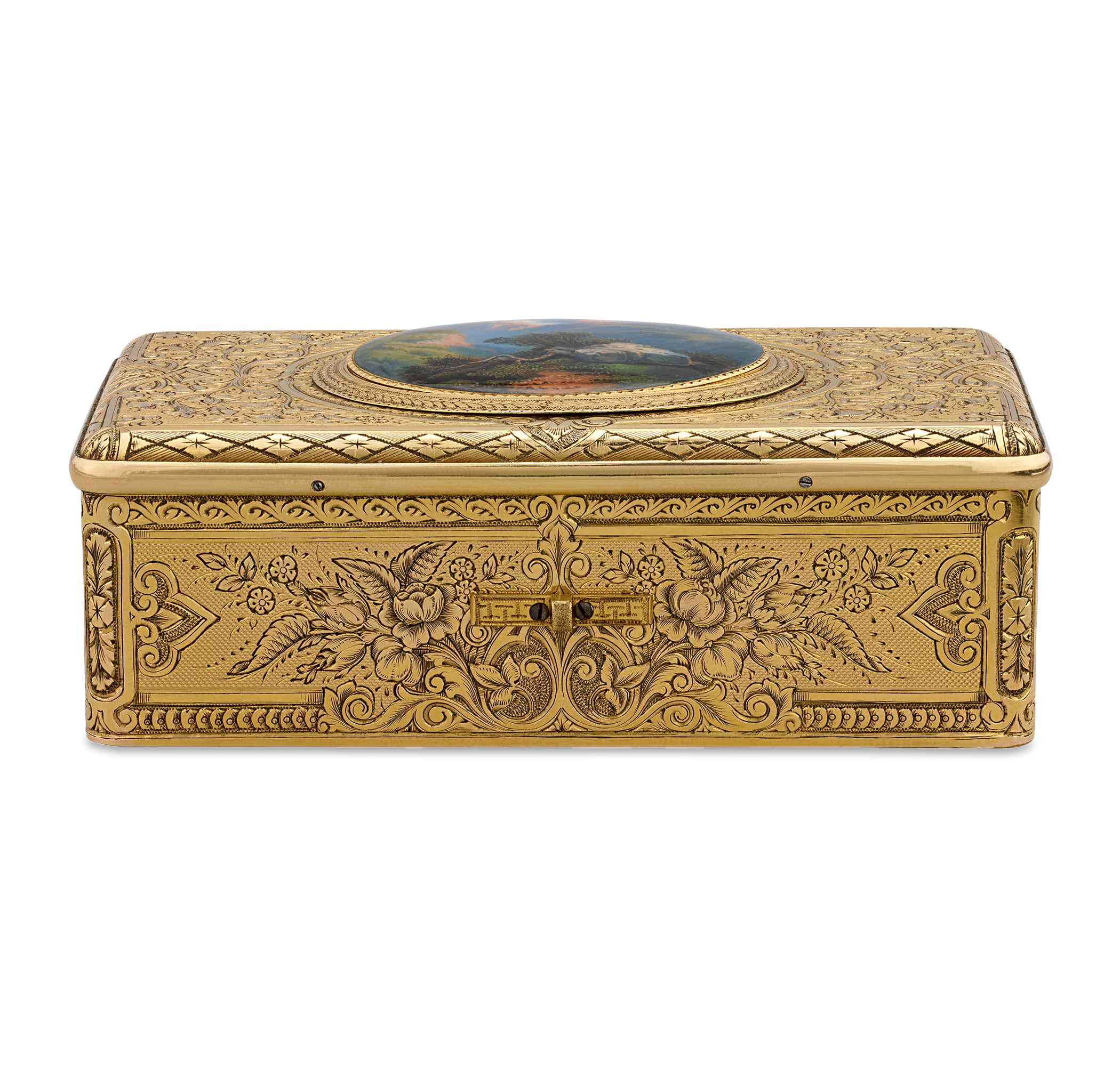 Gold Bird Box by Charles Bruguier