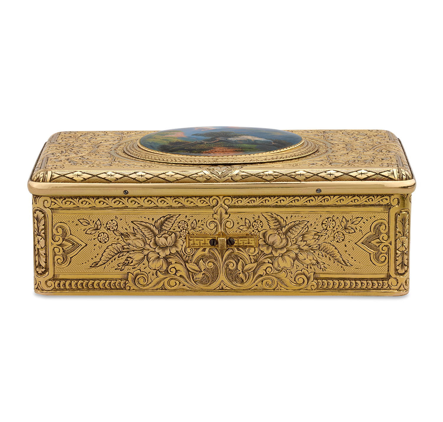 Gold Bird Box by Charles Bruguier