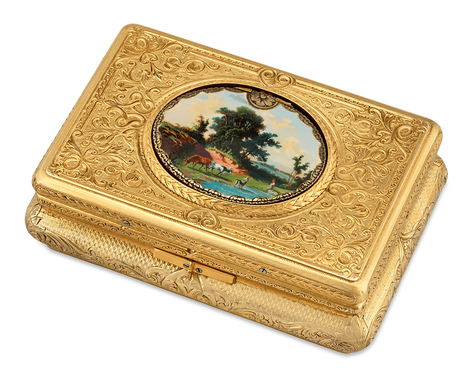 Silver Gilt Bird Box by Charles Bruguier