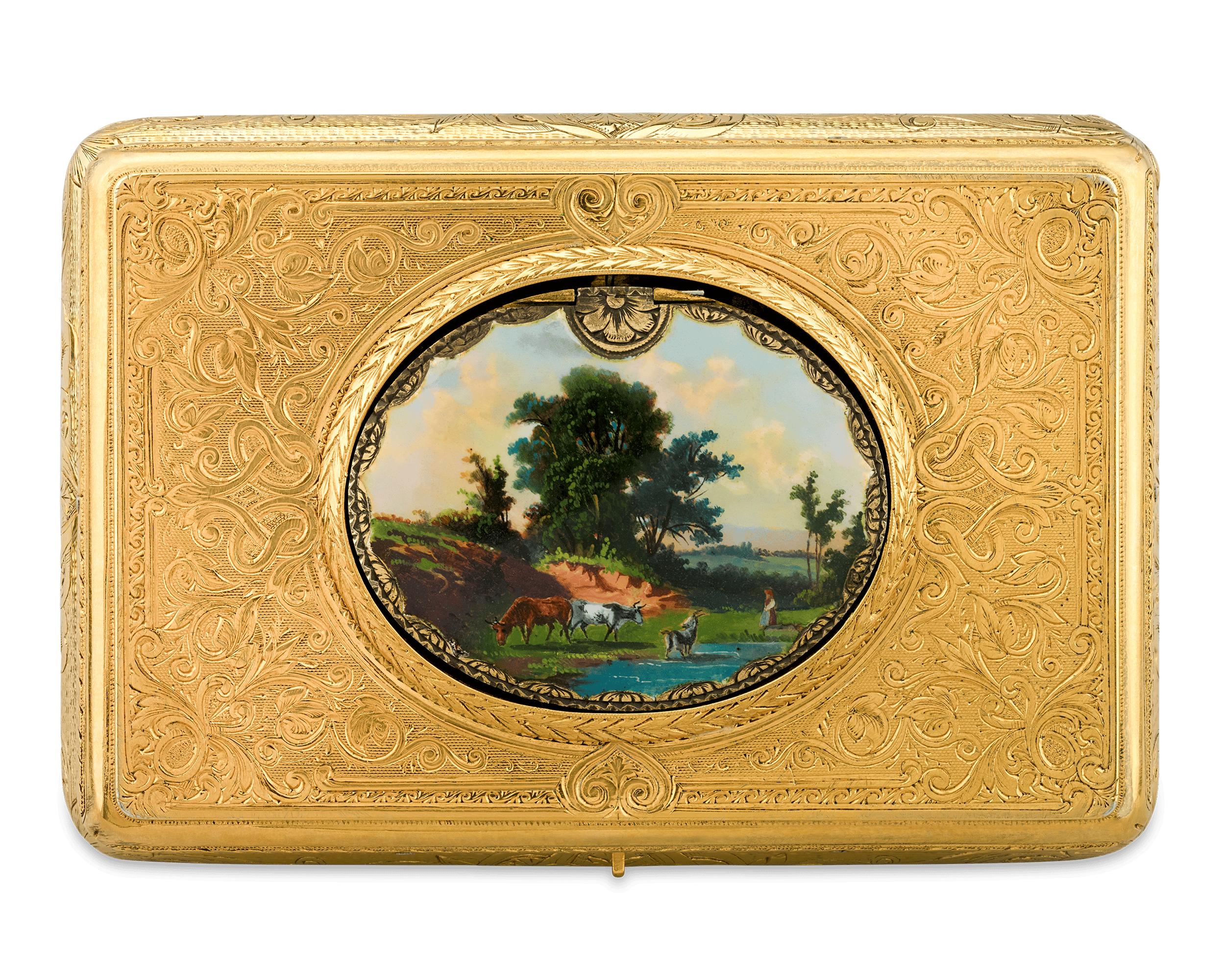 Silver Gilt Bird Box by Charles Bruguier
