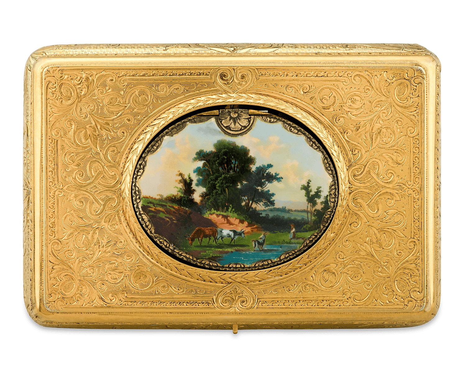 Silver Gilt Bird Box by Charles Bruguier