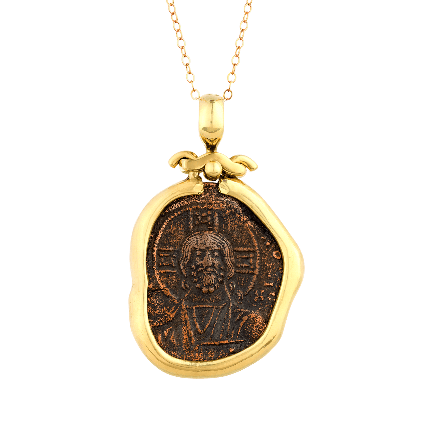 Jesus Christ Follis Coin Pendant