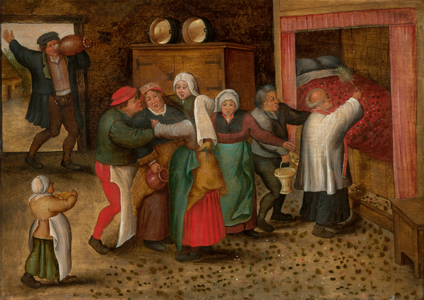 The Blessing of the Bridal Bed by Pieter Brueghel the Younger