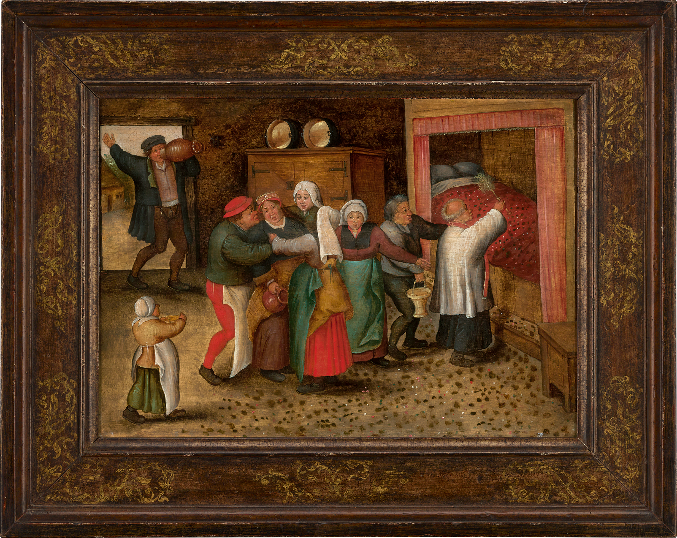 The Blessing of the Bridal Bed by Pieter Brueghel the Younger
