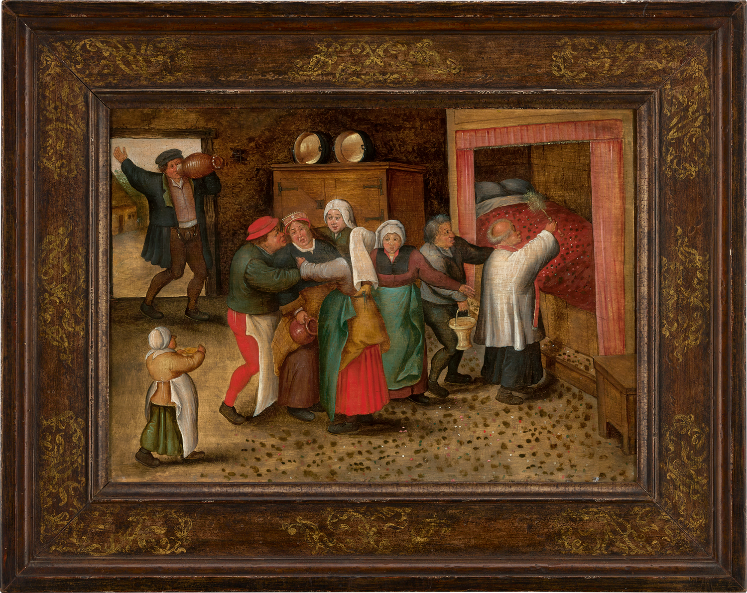 The Blessing of the Bridal Bed by Pieter Brueghel the Younger