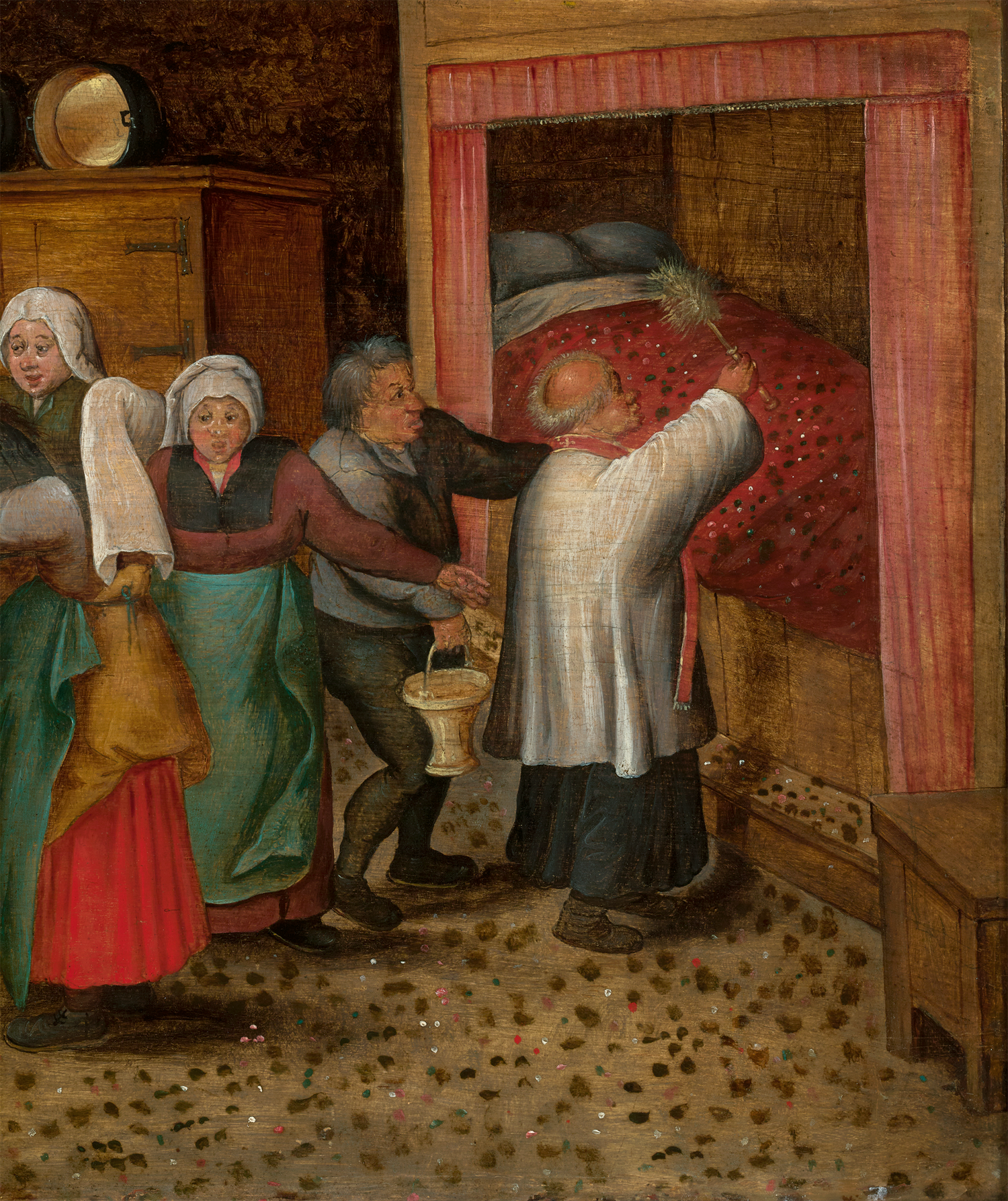 The Blessing of the Bridal Bed by Pieter Brueghel the Younger