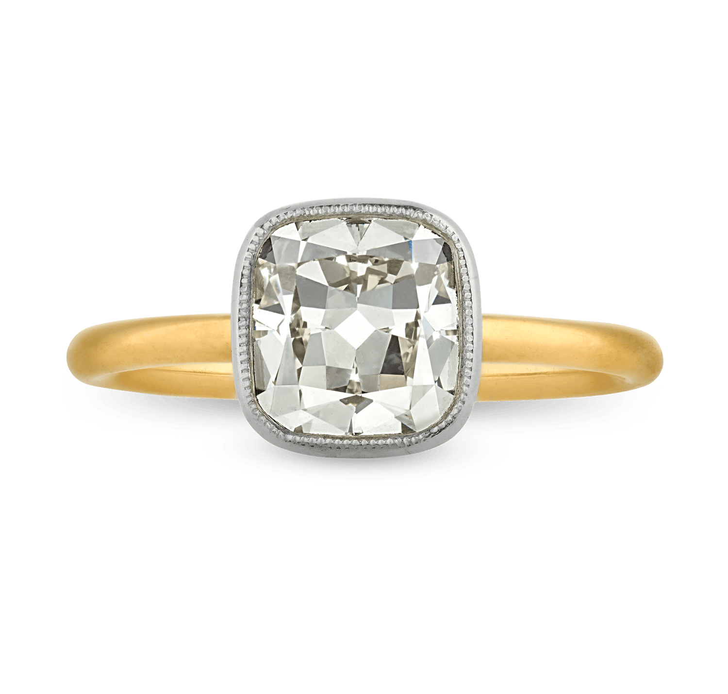 Cushion-Cut Diamond Ring, 1.90 Carats