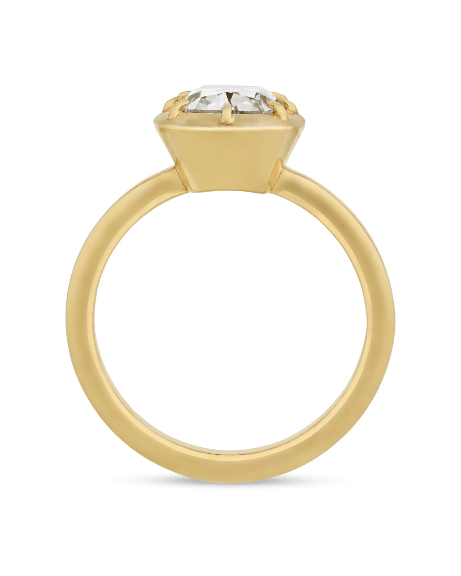 Old Mine Cut Diamond Ring, 1.63 Carats