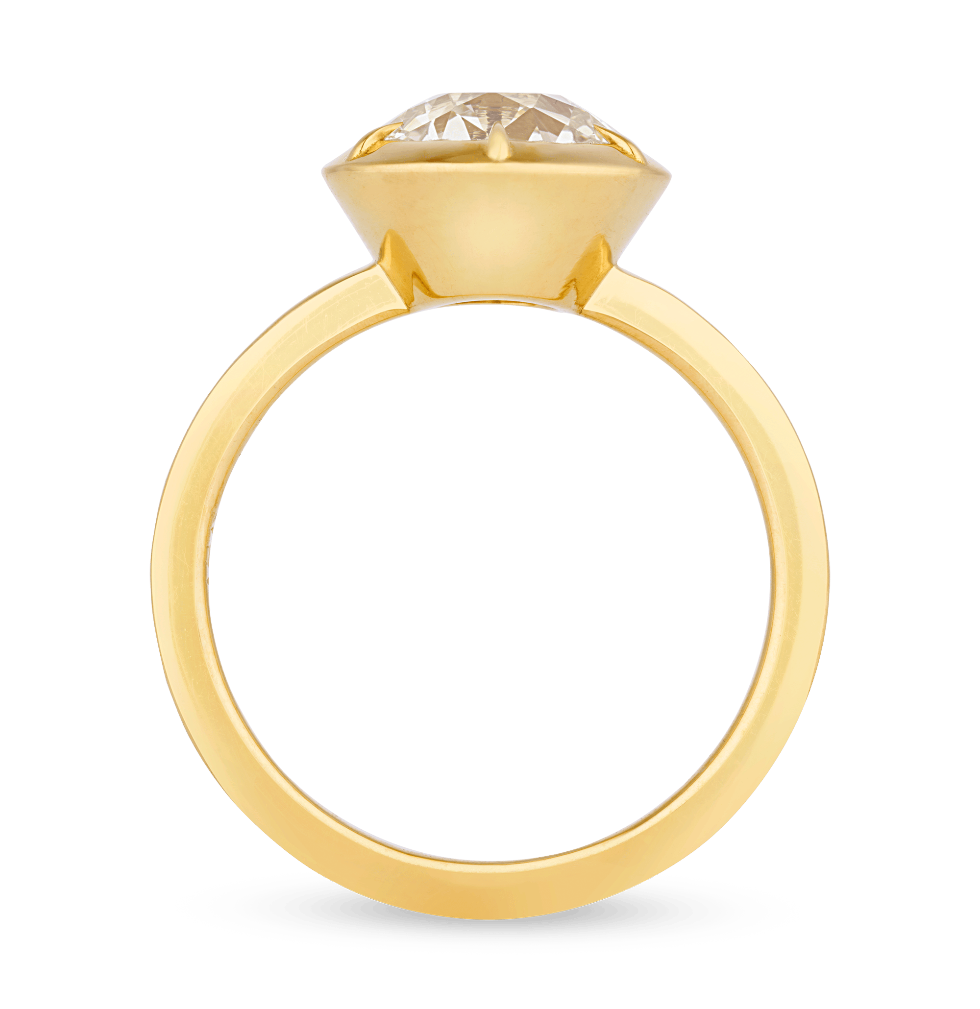 Old European Cut Diamond Ring, 1.82 Carats