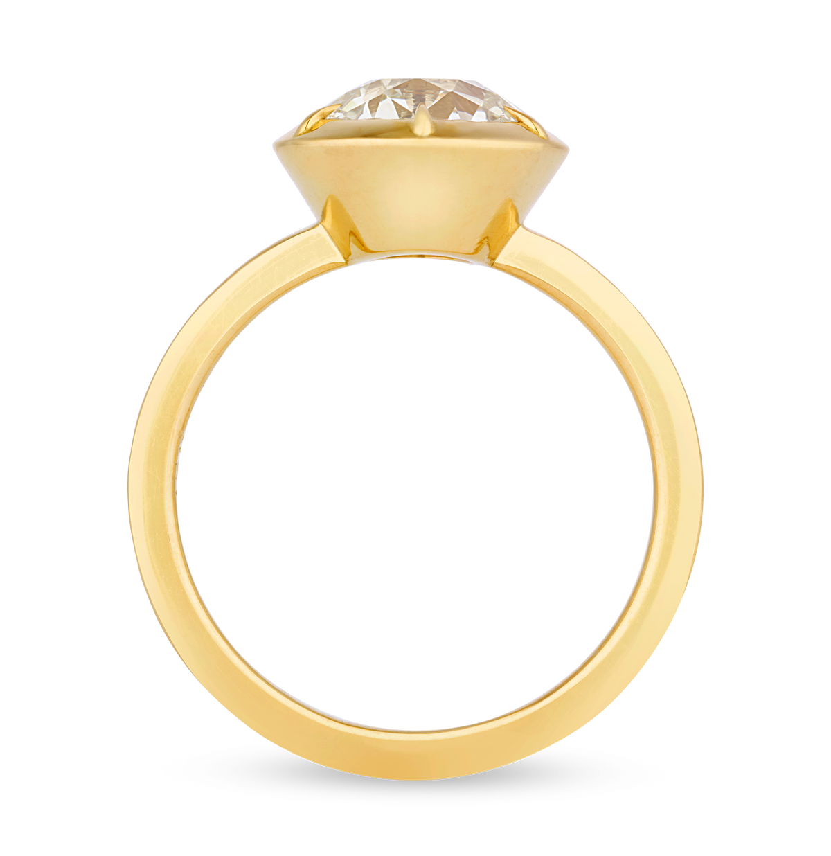 Old European Cut Diamond Ring, 1.82 Carats