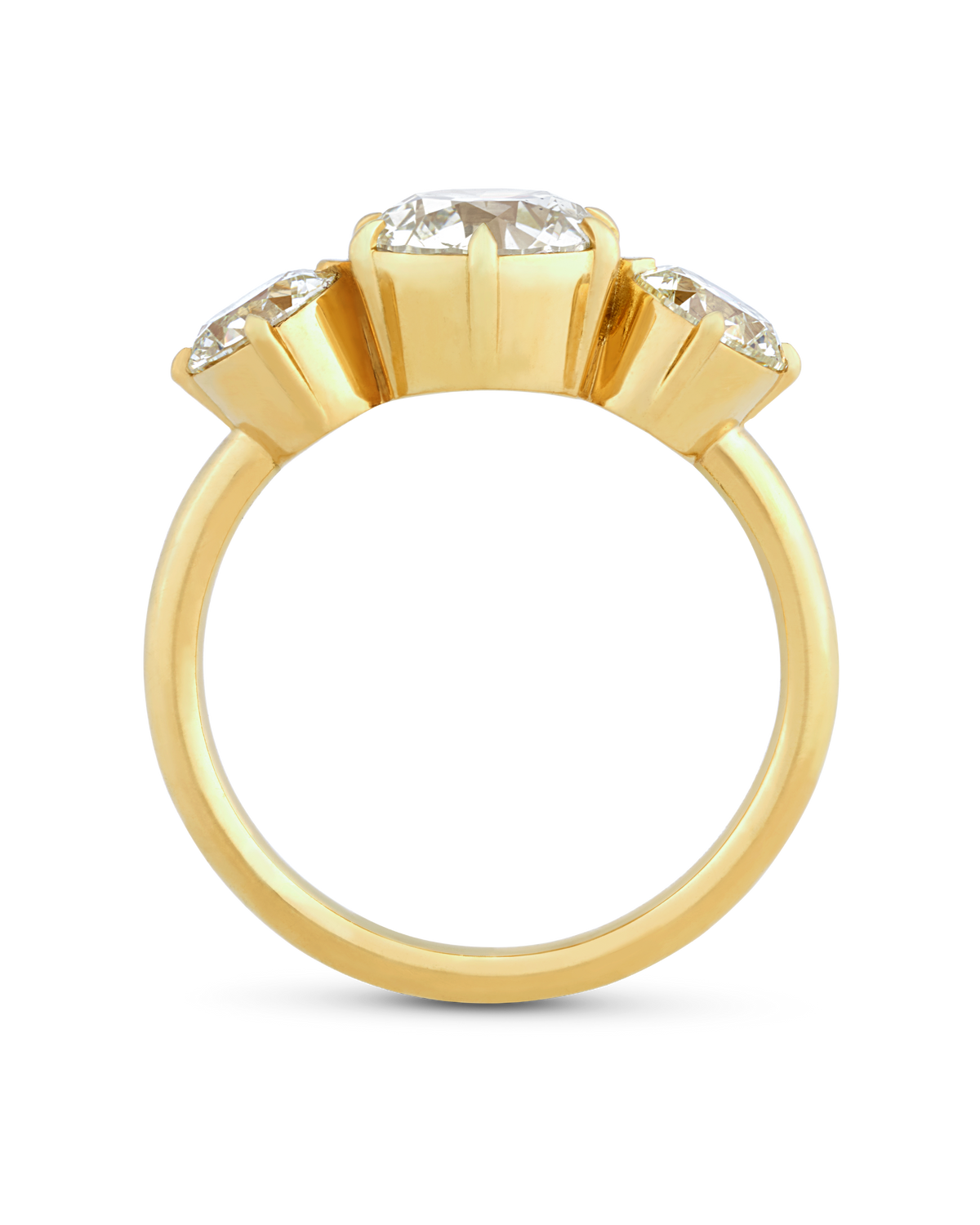 Old European Cut Diamond Ring, 2.53 Carats