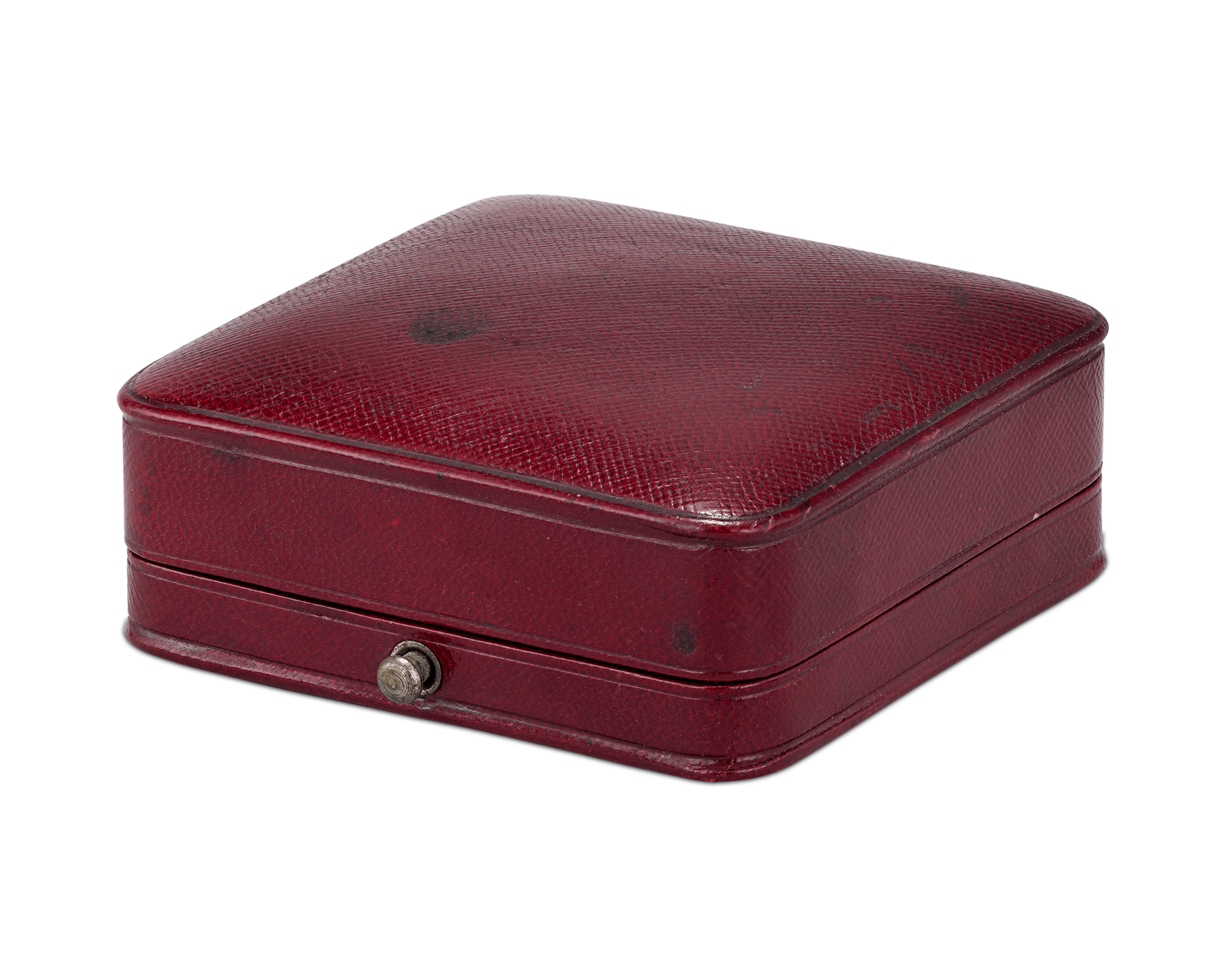 Bolin Guilloché Enamel and Silver Pill Box