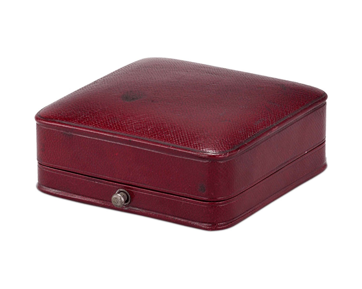Bolin Guilloché Enamel and Silver Pill Box