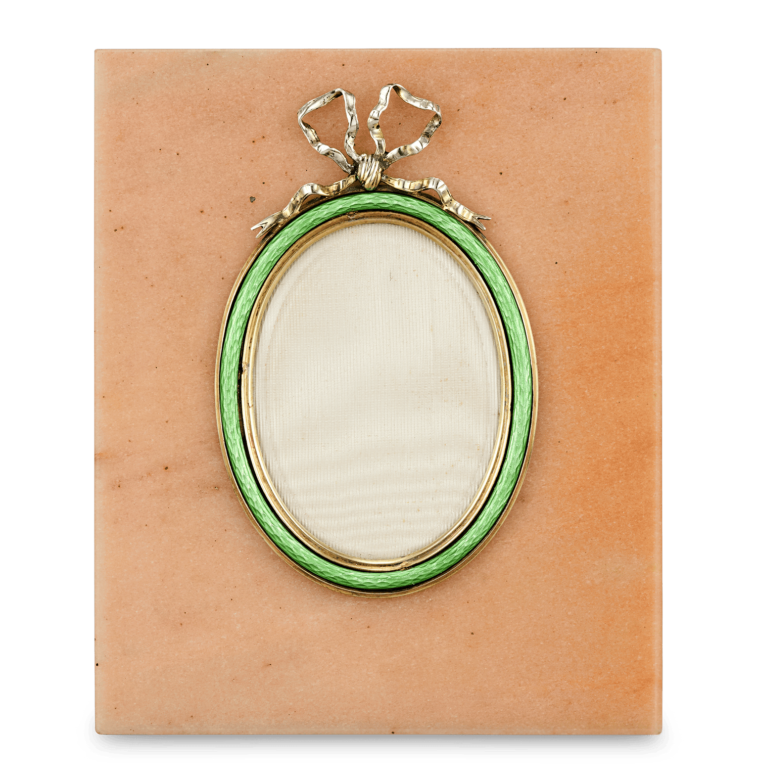Fabergé Guilloché Enamel and Aventurine Frame