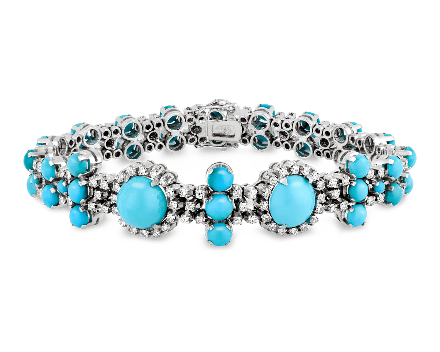 Turquoise and Diamond Bracelet
