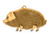 Lacloche Frères Gold and Diamond Pig Purse