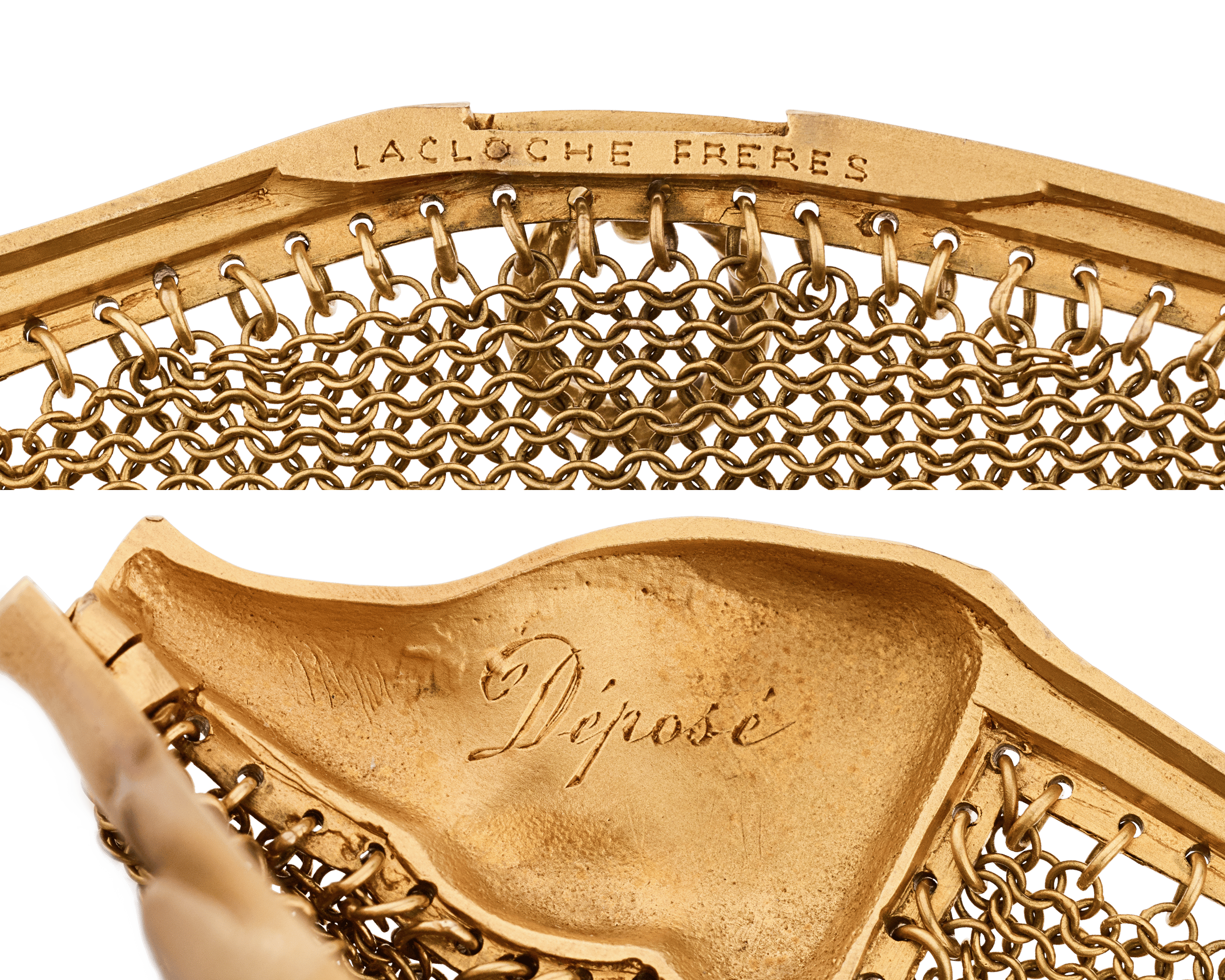 Lacloche Frères Gold and Diamond Pig Purse