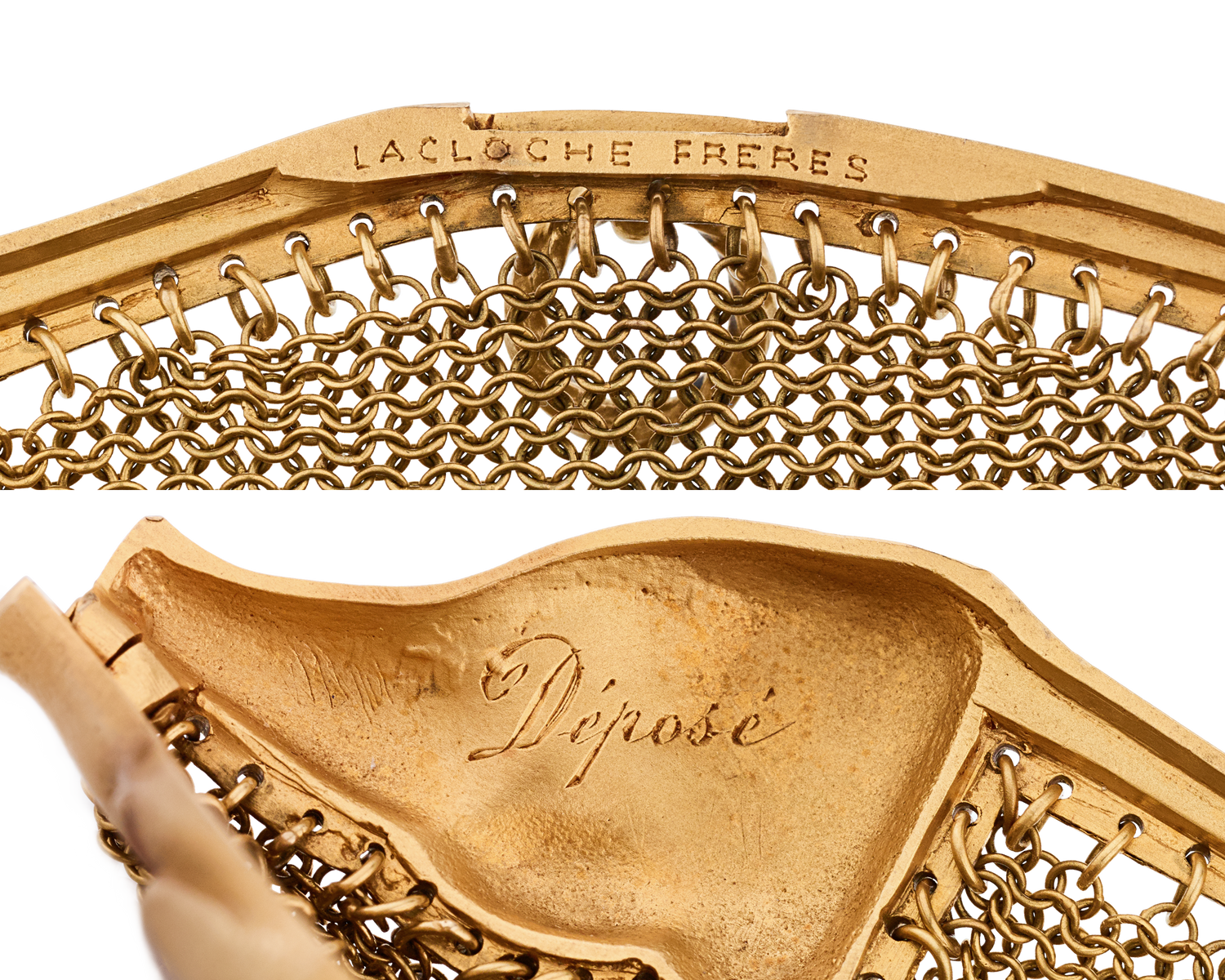 Lacloche Frères Gold and Diamond Pig Purse