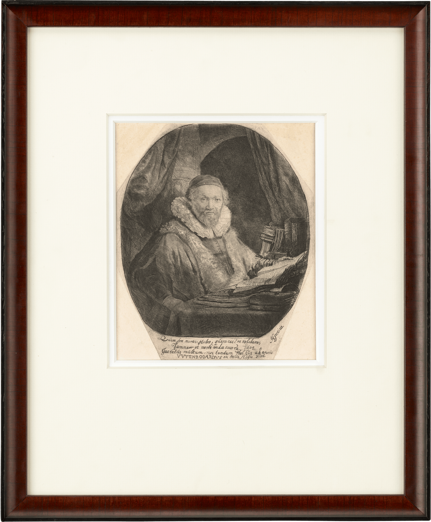 Jan Uytenbogaert, Preacher of the Remonstrants by Rembrandt van Rijn