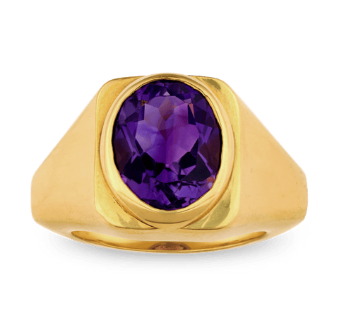 Bulgari Amethyst Ring, 2.54 Carats