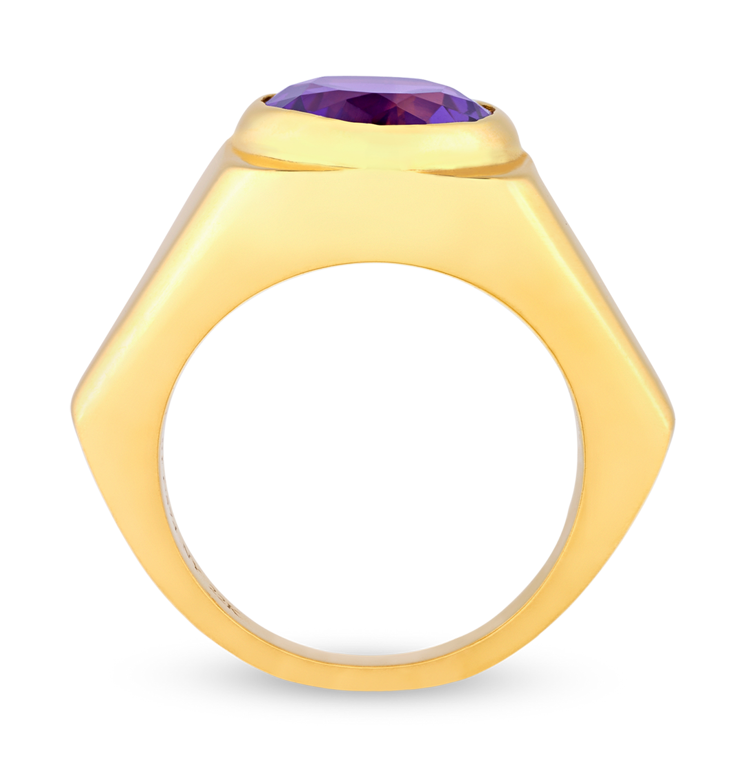 Bulgari Amethyst Ring, 2.54 Carats