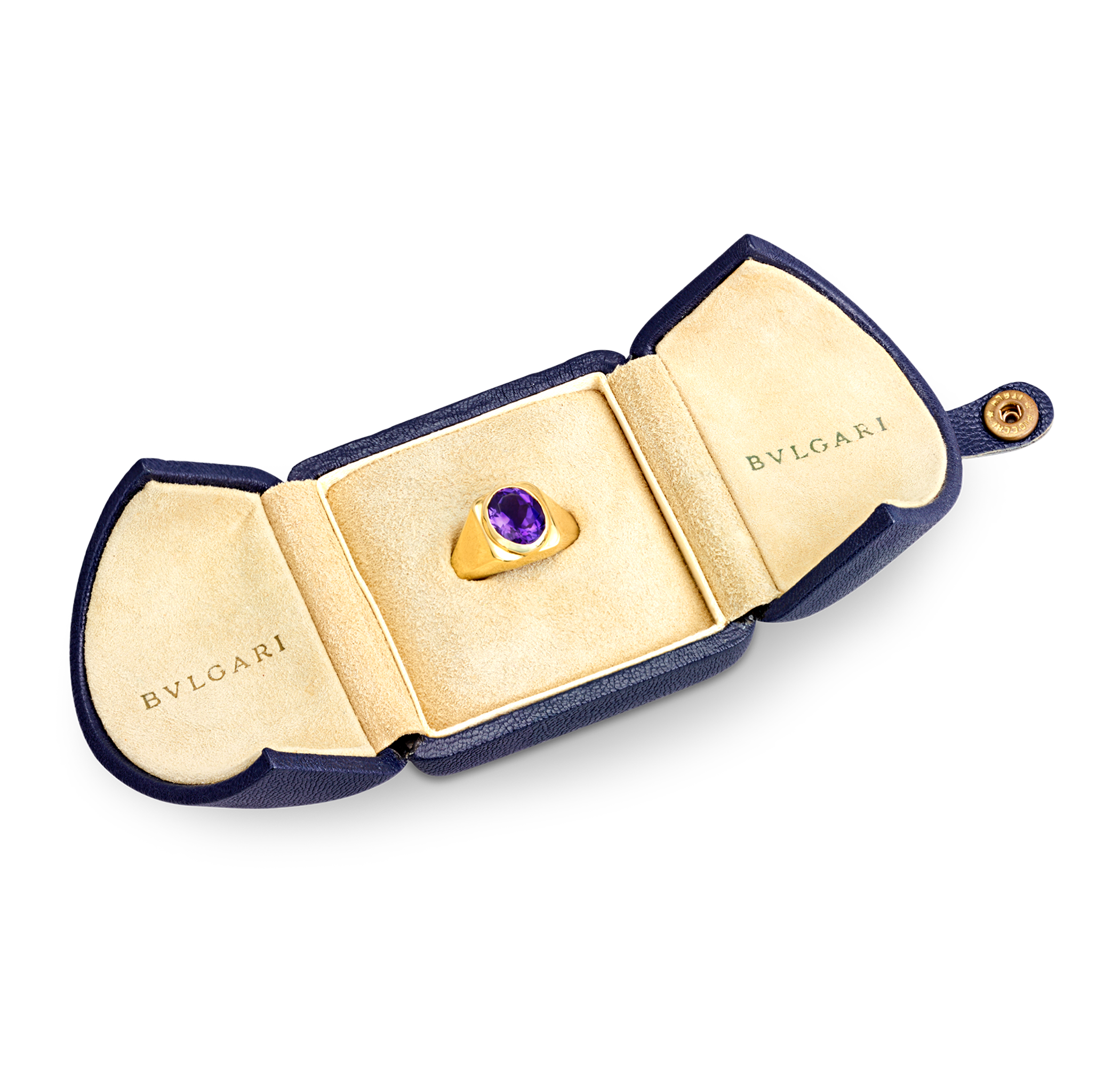 Bulgari Amethyst Ring, 2.54 Carats