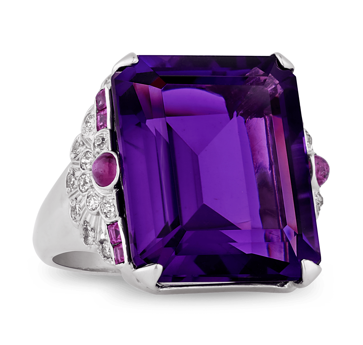 Siberian Amethyst Ring, 25.00 Carats