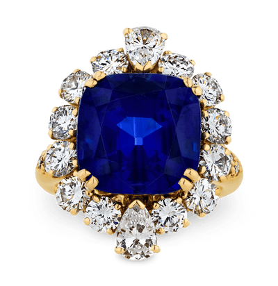 Van Cleef & Arpels Kashmir Sapphire Ring, 8.45 Carats