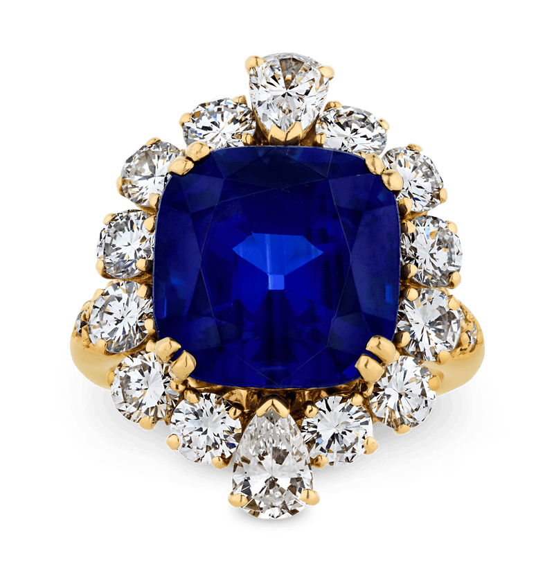 Van Cleef & Arpels Kashmir Sapphire Ring, 8.45 Carats