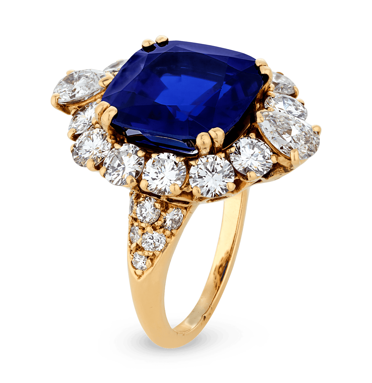 Van Cleef & Arpels Kashmir Sapphire Ring, 8.45 Carats