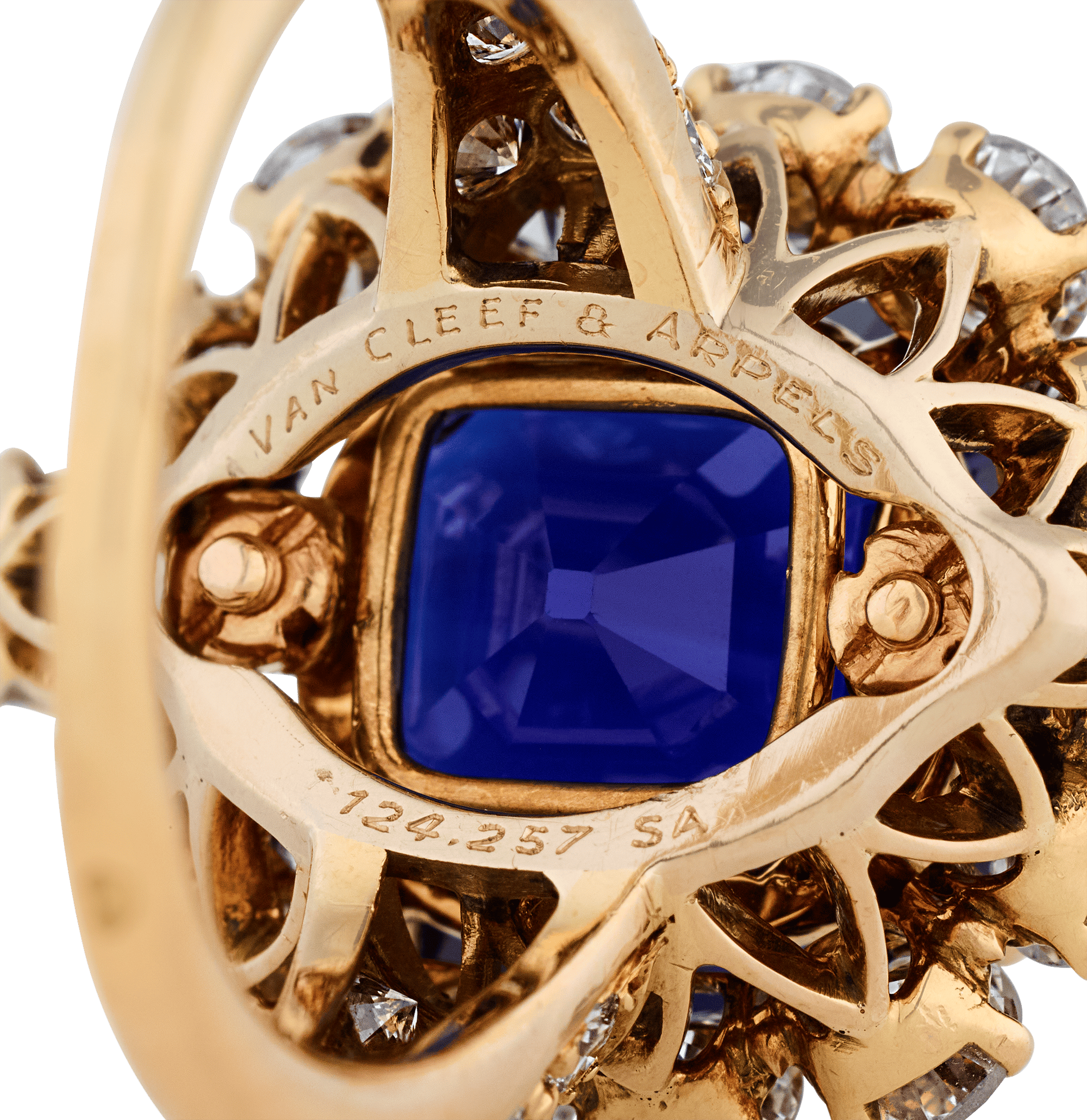 Van Cleef & Arpels Kashmir Sapphire Ring, 8.45 Carats