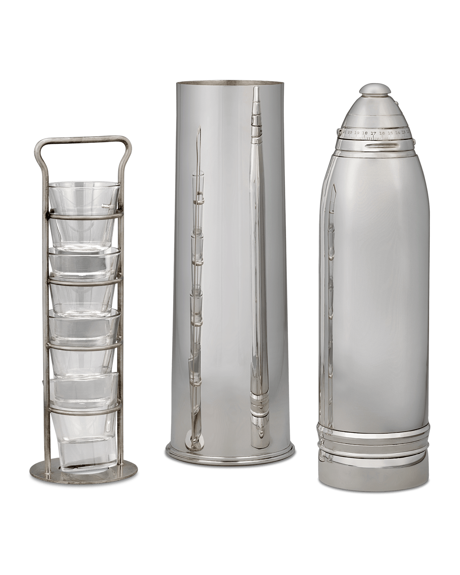 Gorham Shrapnel Shell Cocktail Shaker