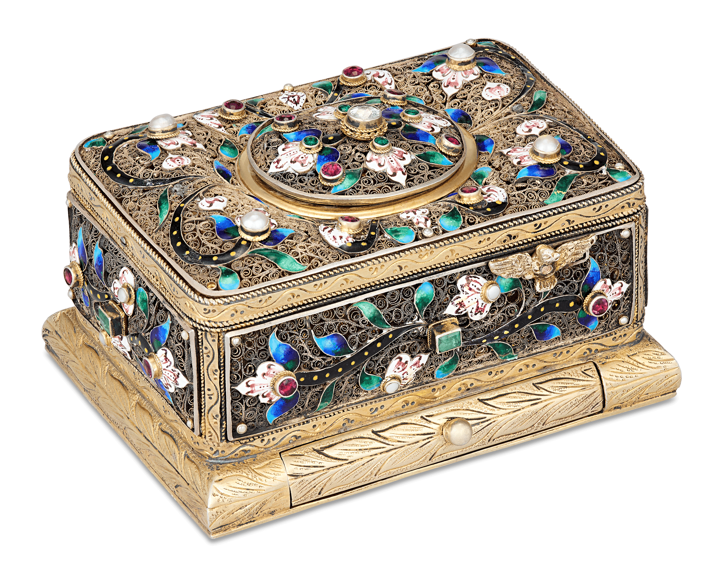 Jeweled Singing Bird Box