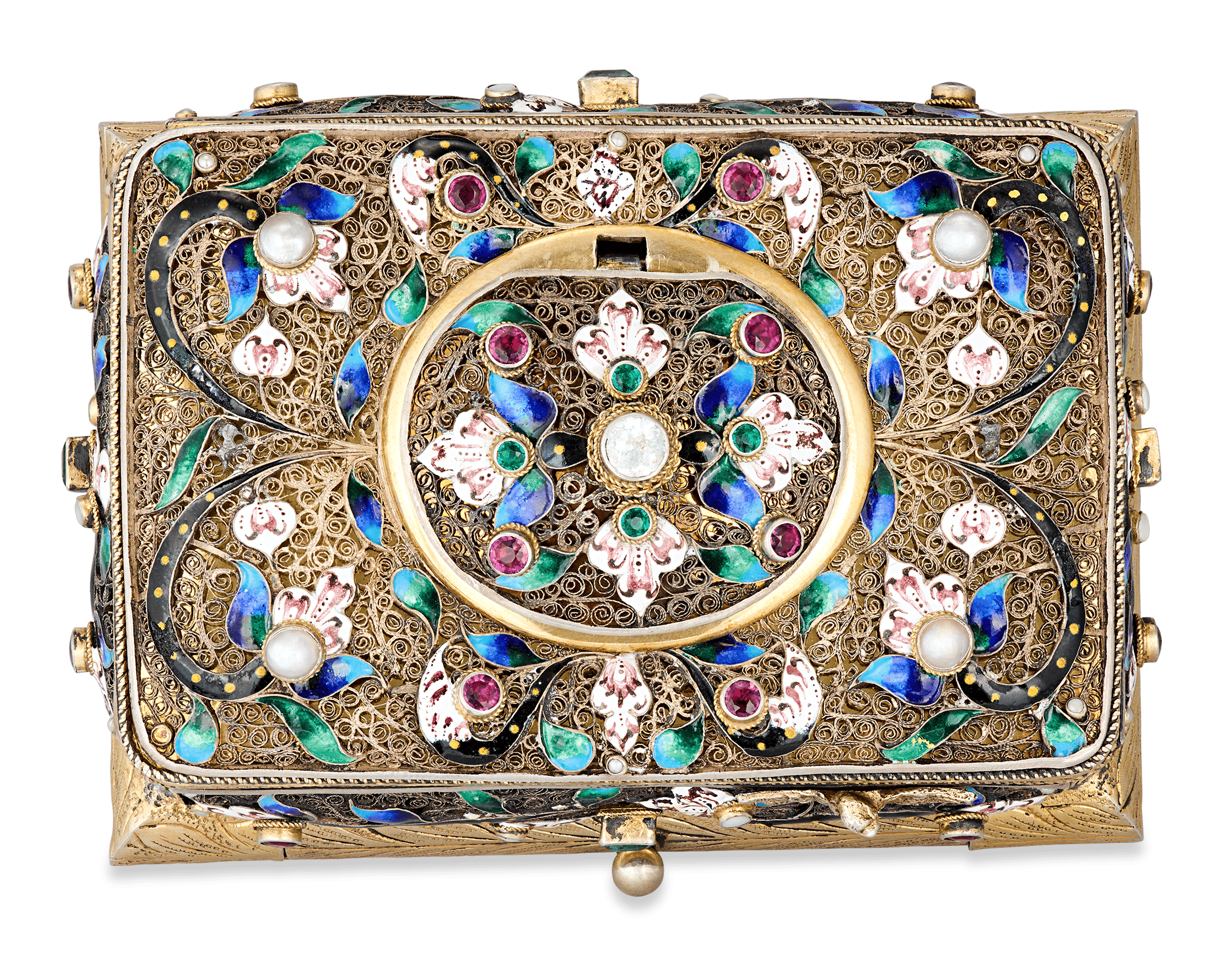 Jeweled Singing Bird Box