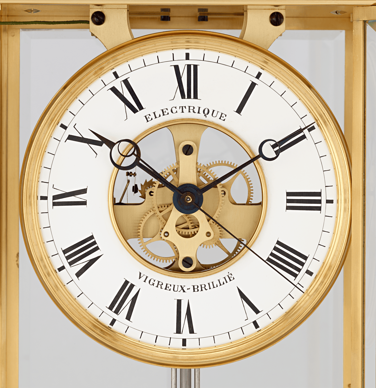 Early Electric Regulator Clock by Vigreux Brillié