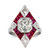 Art Deco Diamond and Ruby
Kite Ring