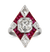 Art Deco Diamond and Ruby
Kite Ring