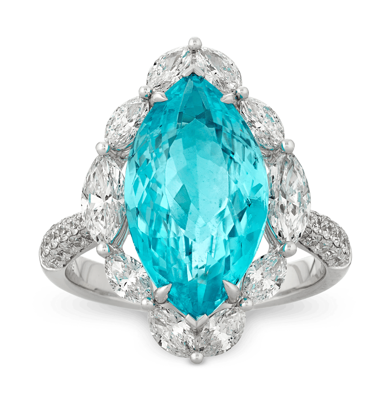 Paraiba Ring, 5.68 Carats