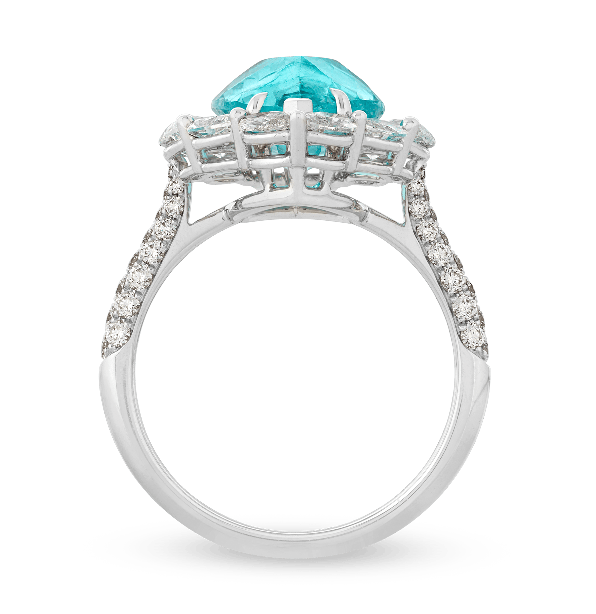 Paraiba Ring, 5.68 Carats