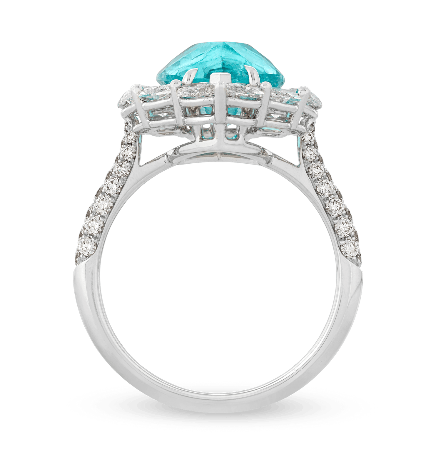 Paraiba Ring, 5.68 Carats