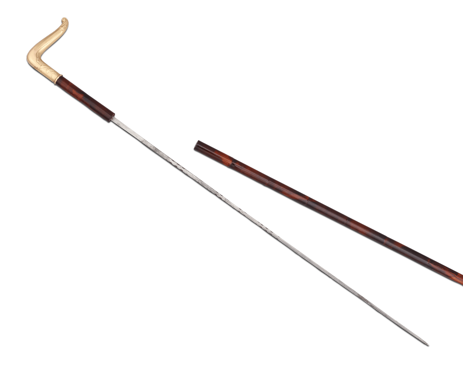 18K Gold-Handled Sword Cane