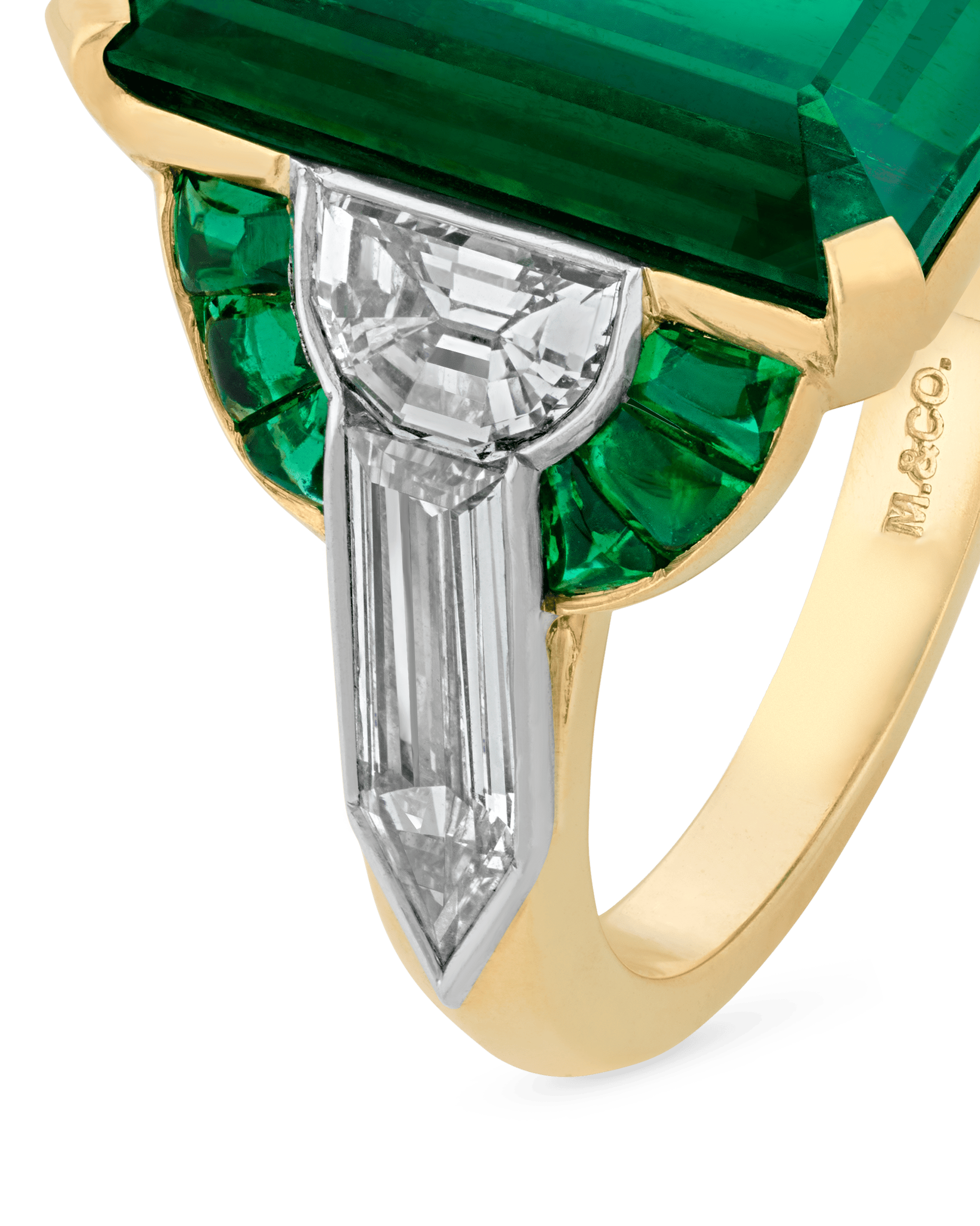 Marcus & Co. Untreated Colombian Emerald Ring, 14.29 Carats