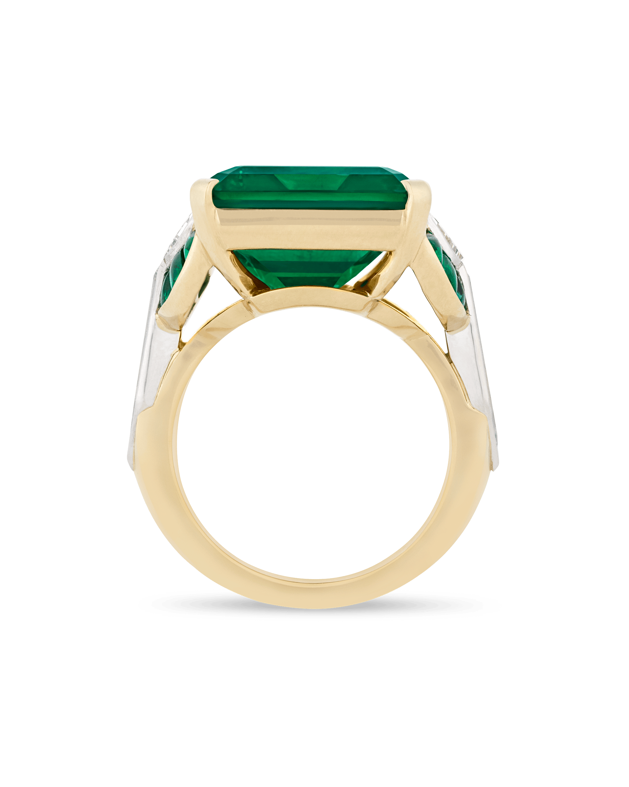 Marcus & Co. Untreated Colombian Emerald Ring, 14.29 Carats