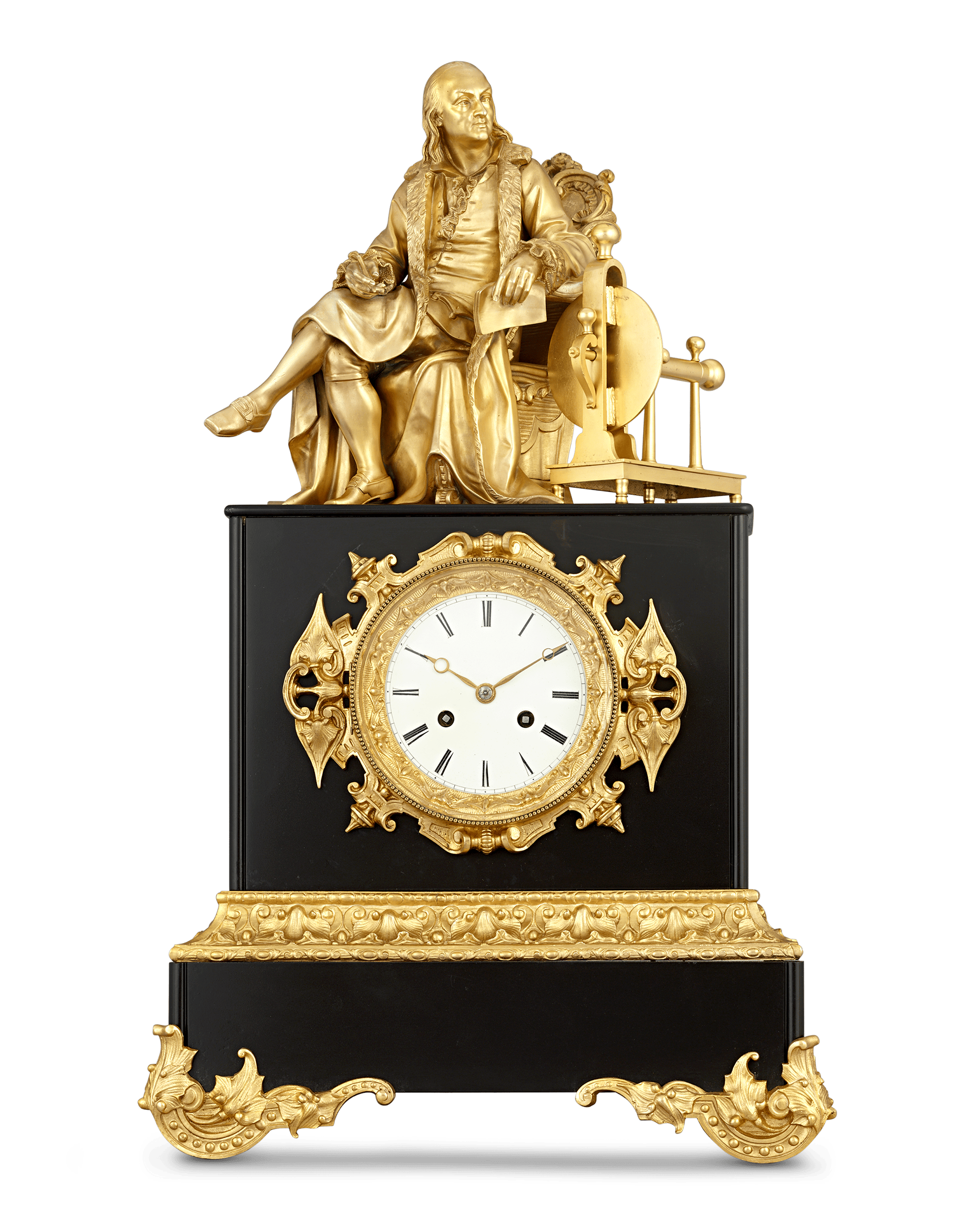 Benjamin Franklin Mantel Clock