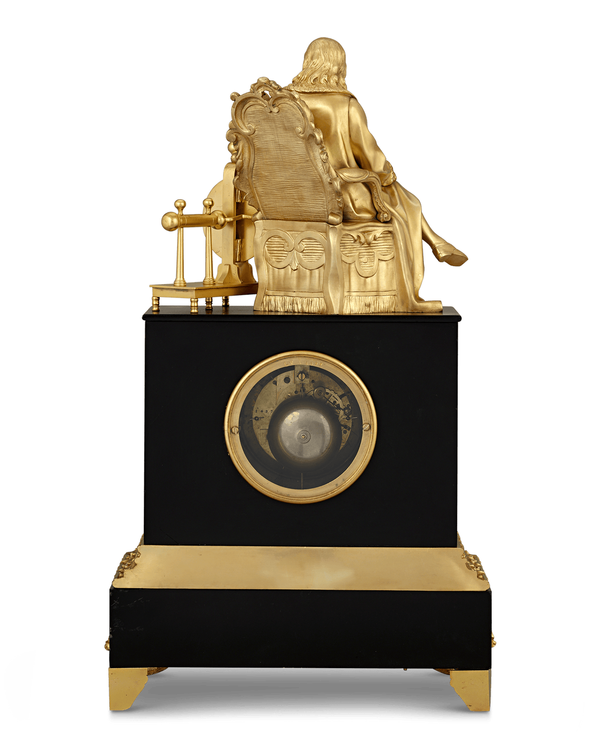 Benjamin Franklin Mantel Clock