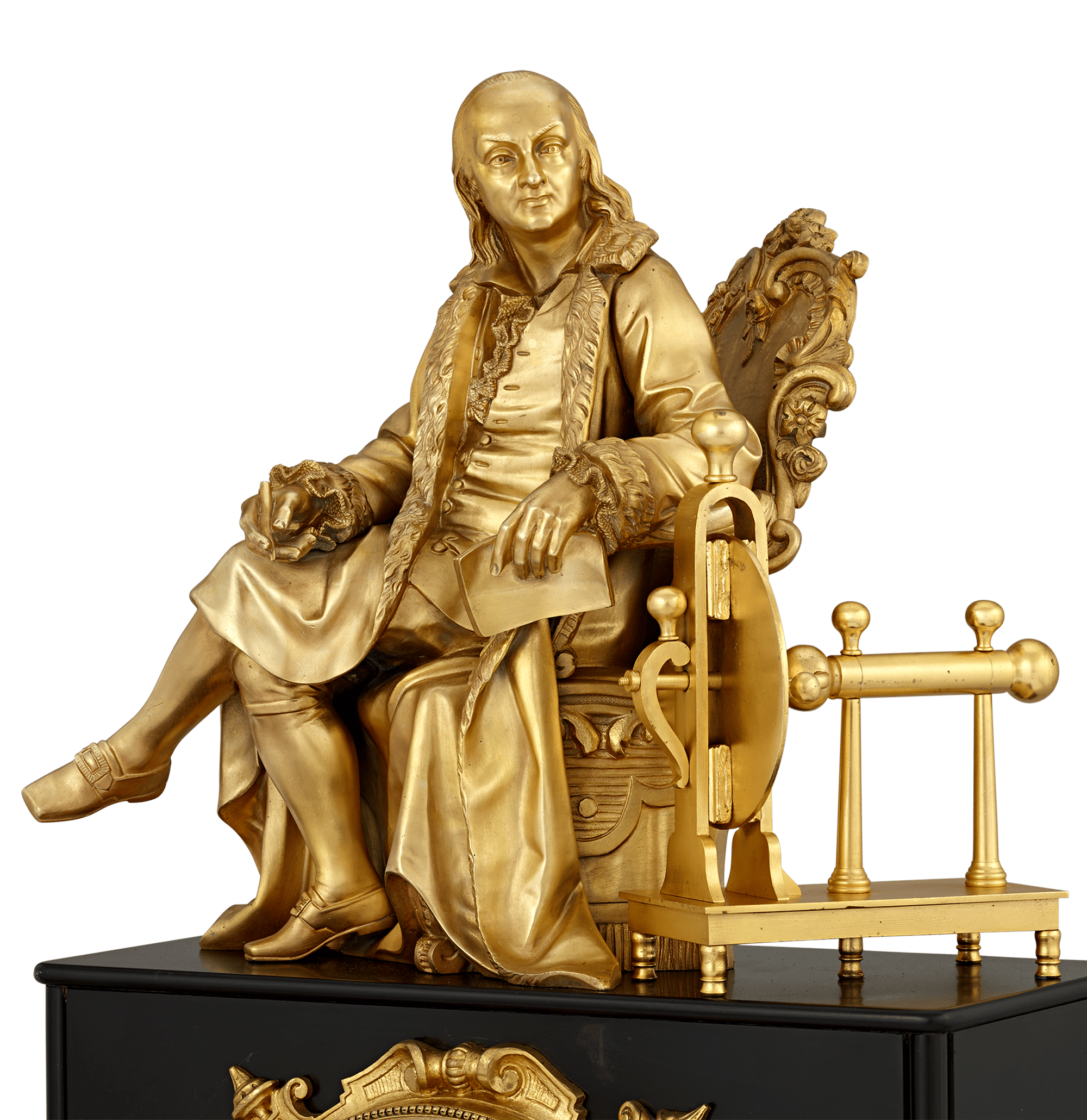 Benjamin Franklin Mantel Clock