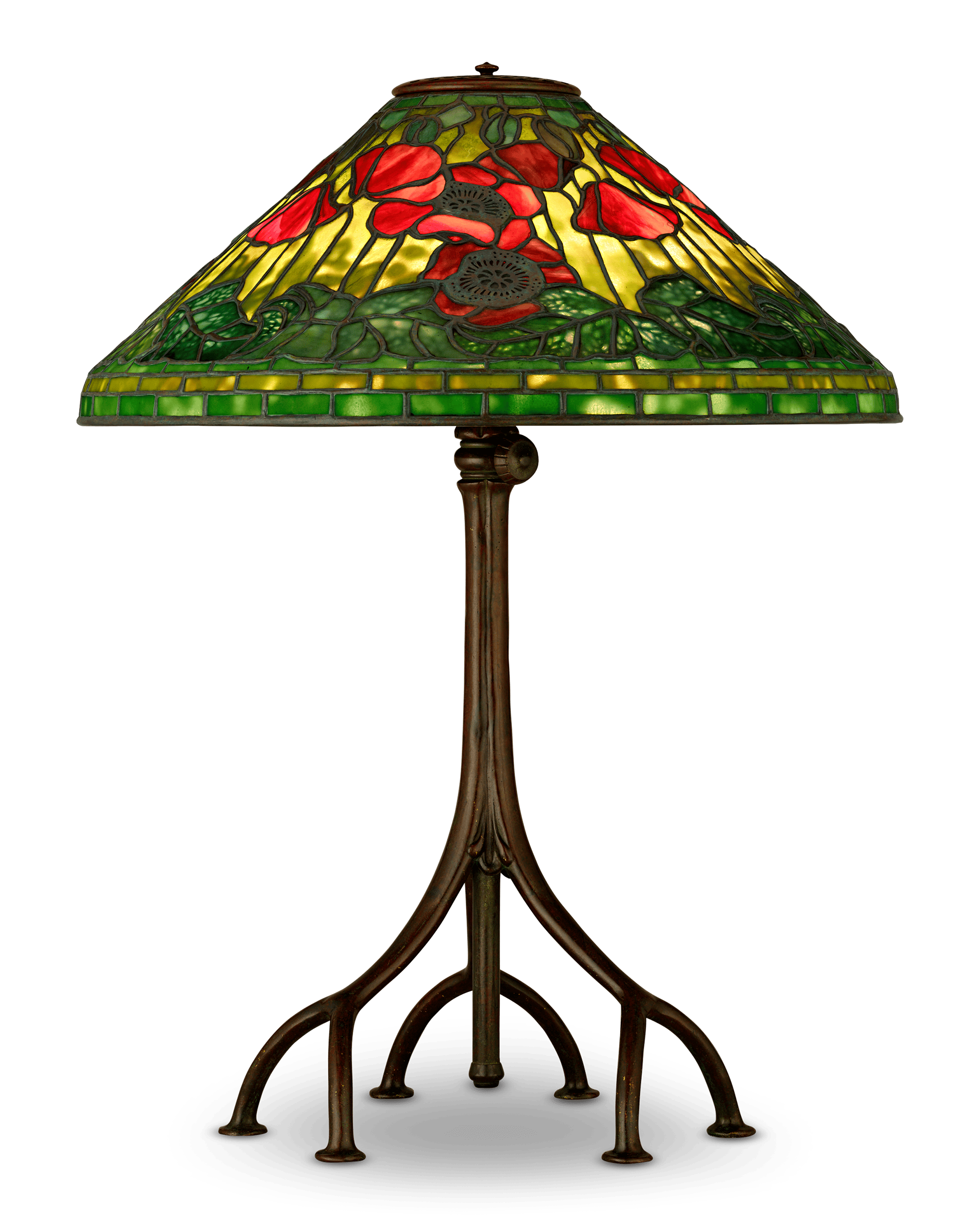 Tiffany Studios Poppy Lamp